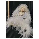 Porcelain Marilyn Monroe Boudoir Showgirl Style Do
