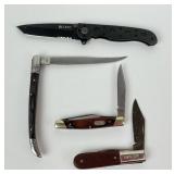 Pocket Knives: Barlow, Stiletto, CRKT Carson M16
