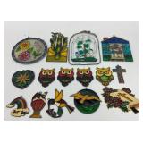 15 Vintage Stained Glass Sun Catchers