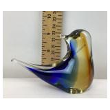 Cristal Art Murano Glass Bird Figurine