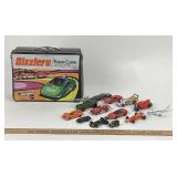 Hot Wheels Sizzlers Race Case with Diecast Cars