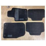 Jeep Black Carpeted Car Mats Set of Four