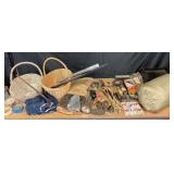 Oil Cans, Large Baskets, Playing Cards, Sleeping B