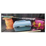 Vintage Samsonite Ladies Train Luggage, Nylon Spoo