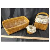 Longaberger Baskets: Tiny Tote with liners with