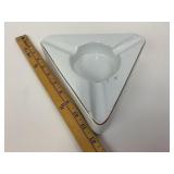 Craftsmanï¿½s Bench Triangular Porcelain Cigar Ashtr
