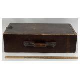 Rectangular Wood Box with Handle and Latch