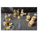 Hand-Painted Folk Art Clay Nativity