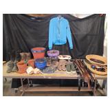 Shoes, Fossil Belt, Planters, Athleta Jacket +