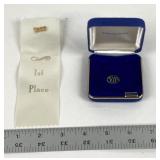 Sterling Silver VIP Pin with 1st Place Ribbon