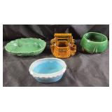 McCoy Ceramics Planters, Wishing Well, Bowls