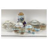 Fraureuth, Grindley, Bavaria Porcelain + Glassware