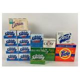 Bar Soap and Tide Detergent Box