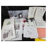 BRIGGS Illustrations Featuring Santa, Reindeer, Ca