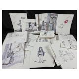 BRIGGS Artwork i. Strathmore Sketchbooks With Ink,