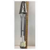 Hand Made Pewter-Like Alloy Vineyard Wind Chime