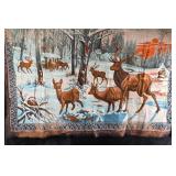 Dorel Trading Deer Forest Scene Wall Tapestry
