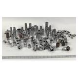 Chrome and Metal Socket Set