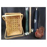 2 New Drizzlestik Drape Golf Bag Covers, Woven Tur
