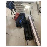 Bowling Balls With Bag, Chair, Folding Shelves
