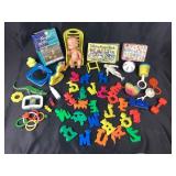 1950s-70s Toy Collection: Blow Mold Letters,