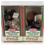 Coca Cola Brand Soda Fountain Teddy Bears: Tessie