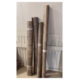 4 rolls vinyl flooring remnants wood pattern