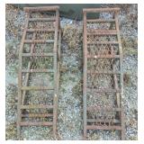 Pair Steel Car Service Ramps, Heavy Duty