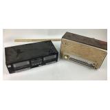 Zenith Tabletop Radio and Pioneer Dual Cassette De