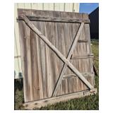 Wood Barn Door 65 in. X 80 in.