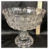 Large Priscilla Sun & Stars Glass Compote