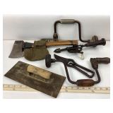 Military Hatchet, Eggbeater Drill, Craftsman Bit B