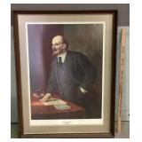 Framed Portrait Print of Vladimir Lenin