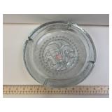 Blenko Clear Glass Ashtray