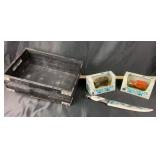 Vintage Vehicles Die-Cast Cars with Knife and Box