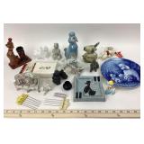 Poodles: Porcelain Ashtray, Figurines