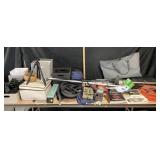 Nikon Tripod, Tattoo Book, Extension Cord, Storage