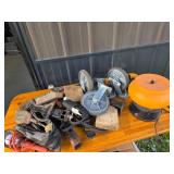 Tumbler, Casters, Hand Tools, Work Light