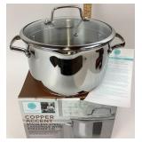 Martha Stewart 5 Quart Copper Bottom Casserole Pot