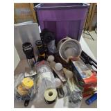 Tools, Light Bulbs, Work Belt, Clamp Lamp