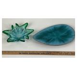 BMP Canada Ceramic Dish and MCM Art Glass Bowl