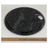 Black Marble Round Top