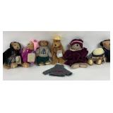 Boyds Bears: Bubba Bear, Bailey in Felt hat and