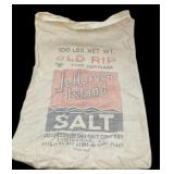 Jefferson Island Salt 100 Lbs Cloth Sack