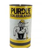 Purdue Boilermakers Metal Waste Can