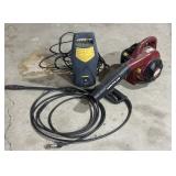Electric pressure washer, gas blower