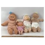 Cabbage Patch Kids Soft Body Dolls Lot of 4