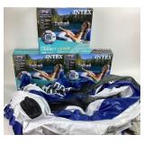 4 Piece Intex River Run Connect Lounge Floating Tu