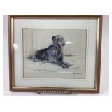 Gail Evans Framed Irish Wolfhound Dog Print 351/38
