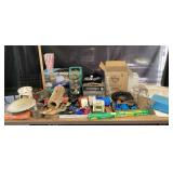 Coleman Lantern, Sony Dream Machine, Intex Cooler